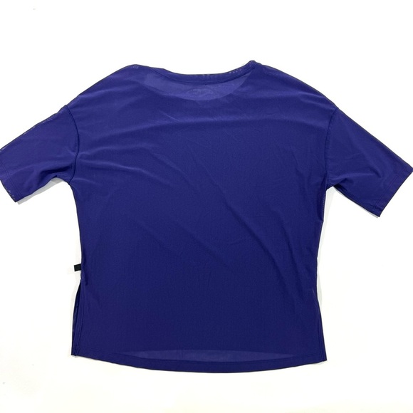 Lululemon Get Low Mesh Shirt Short Sleeve Emperor Blue - Picture 2 of 6